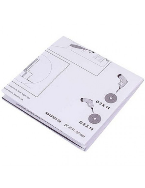 AEG 140043534043 Шаблон з монтажу фасаду двері для посудомийної машини