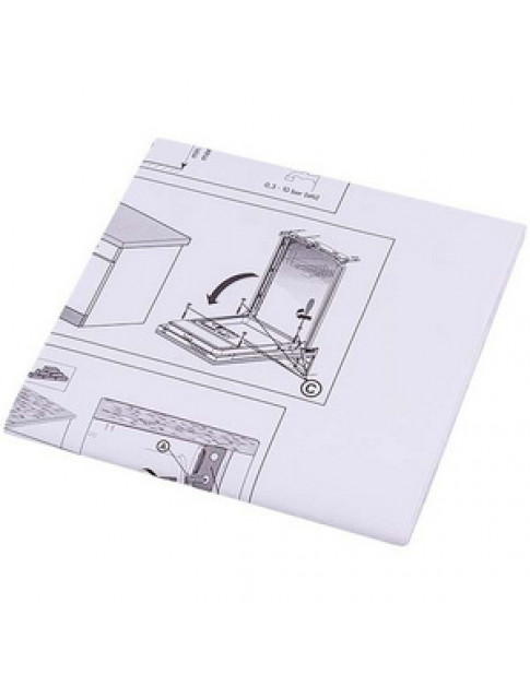 AEG 140043534043 Шаблон з монтажу фасаду двері для посудомийної машини