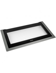 Скло дверей зовнішнє для духовки AEG 140052748013 (з кріпленням) 594x331mm