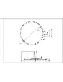 Тен конвекції 2400W (круглий) для духовки Electrolux 140089339059