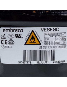 Компресор для холодильника Electrolux 140101531279 VESF9C (з пусковим реле) Компресор для холодильника Electrolux 140101531279 VESF9C (з пусковим реле)