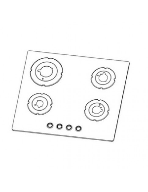 Скло для газової варильної поверхні Zanussi 140172486015 Скло для газової варильної поверхні Zanussi 140172486015