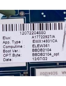 Плата управления для вертикальной стиральной машины AEG 140177229279