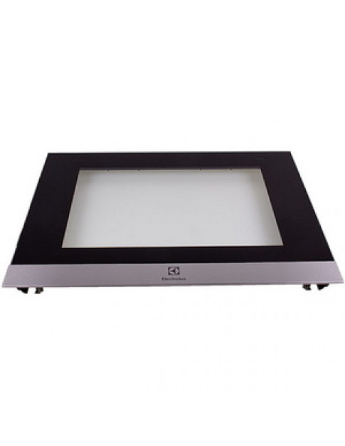 Скло дверей зовнішнє (з кріпленням) для духовки Electrolux 140242365256 594x465mm