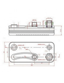 Теплообмінник пластинчастий ГВП (12 пластин) для газового котла Hermann Supermicra, Micra 2 15002479 Теплообмінник пластинчастий ГВП (12 пластин) для газового котла Hermann Supermicra, Micra 2 15002479