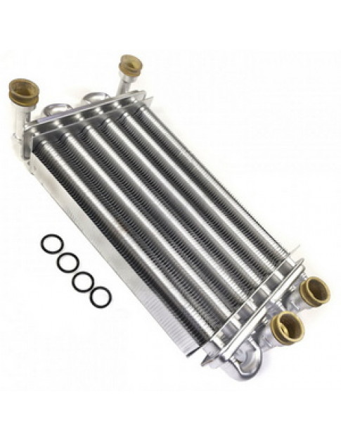 Теплообмінник бітермічний для котла Hermann Habitat, Habitat 2 24 кВт, Bongijanni Linea Isy 15002933