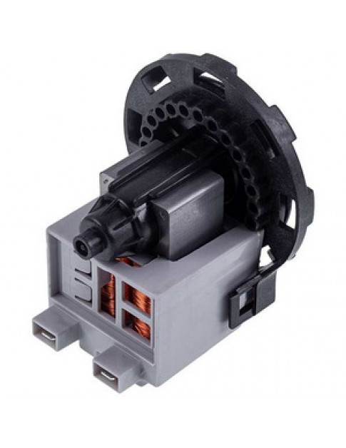 Помпа (насос) для пральної машини 15011 Drain Pump 40 Вт P25-1E (контакти роздільні ззаду; на 8 засувок)