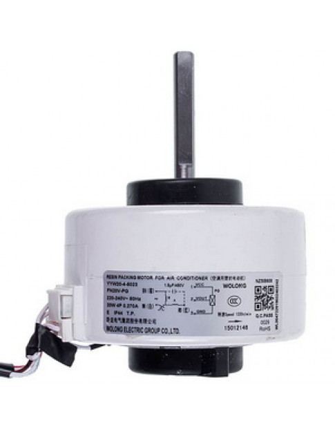 Мотор вентилятора блока для кондиціонера C&H 15012146 YYW20-4-5023 20W 220-240V 0.27A, шток 8x50mm