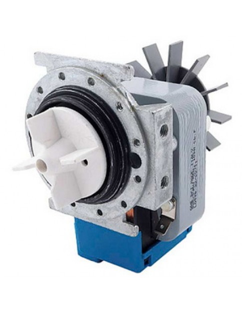 Помпа (насос) для пральної машини 15016 (в зборі) 100 Вт (контакти роздільні сбоку, на 3 саморізи)