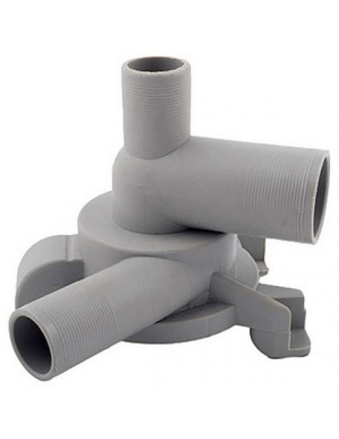 Помпа (насос) для пральної машини 15016 (в зборі) 100 Вт (контакти роздільні сбоку, на 3 саморізи)