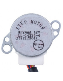 Мотор кроковий тяги шторок для кондиціонерів MP24AA C&H 1521212901 12V шток 5x9mm Мотор кроковий тяги шторок для кондиціонерів MP24AA C&H 1521212901 12V шток 5x9mm