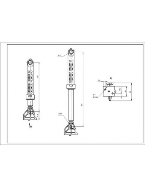 Амортизатор 80N для пральної машини Electrolux 1552394023 Амортизатор 80N для пральної машини Electrolux 1552394023