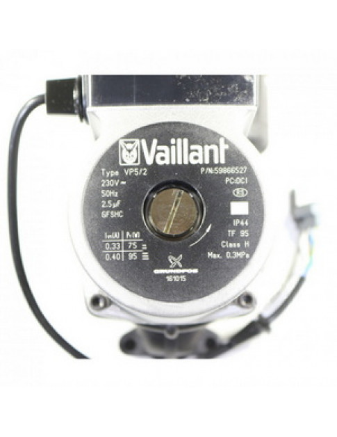 Насос циркуляційний у зборі Grundfos VP5/2 95 Вт для газового котла Vaillant Atmo/Turbo MAX Pro/Plus 160928