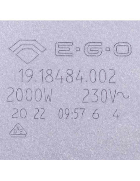 Конфорка для електроплити 18.18484.002 EGO Beko 162200012 D=180mm 2000W (контакт-фастон)