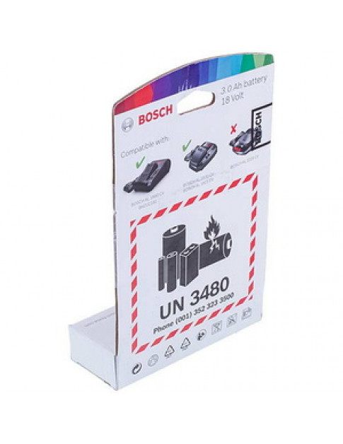 Акумулятор BHZUB1830 для акумуляторного пилососа Bosch 17006127 18V Li-Ion 3.0Ah