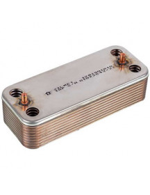 Теплообмінник пластинчастий ГВП Zilmet (18 пластин) для газового котла 17A1901810