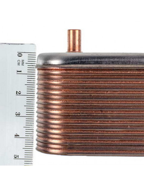 Теплообмінник пластинчастий ГВП Zilmet (18 пластин) для газового котла 17A1901810