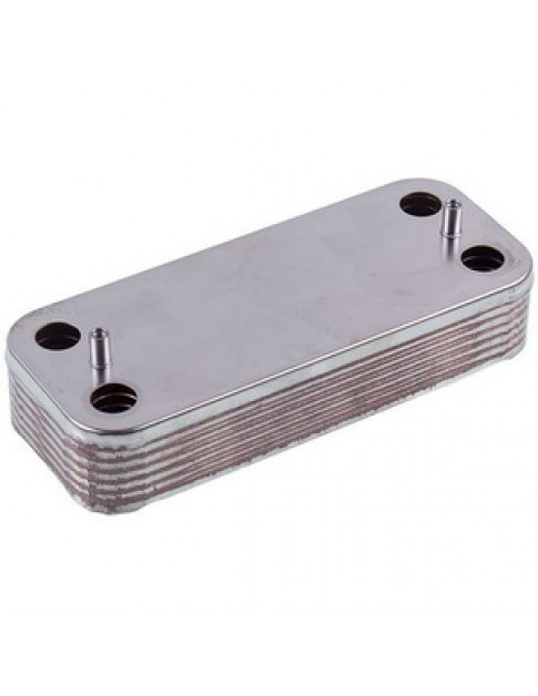 Теплообмінник пластинчастий ГВП (12 пластин) для газового котла 17B1901200