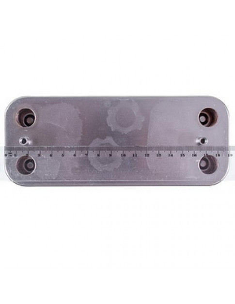 Теплообмінник пластинчастий ГВП (12 пластин) для газового котла 17B1901200