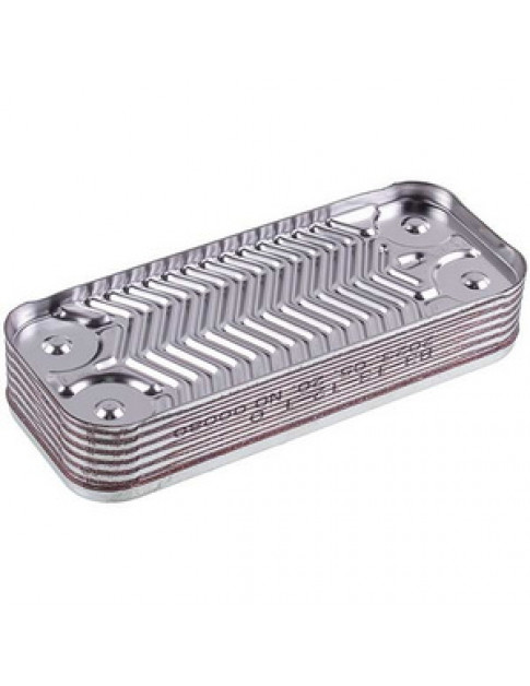 Теплообмінник пластинчастий ГВП (12 пластин) для газового котла 17B1901200