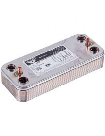 Теплообмінник пластинчастий ГВП Zilmet (12 пластин) для газового котла Beretta City, Mynute, Exclusive 17B1901201