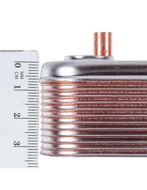 Теплообмінник пластинчастий ГВП Zilmet (12 пластин) для газового котла Beretta City, Mynute, Exclusive 17B1901201 Теплообмінник пластинчастий ГВП Zilmet (12 пластин) для газового котла Beretta City, Mynute, Exclusive 17B1901201