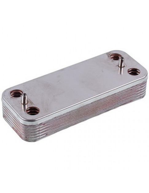 Теплообмінник пластинчастий ГВП (14 пластин) для газового котла 17B1901400