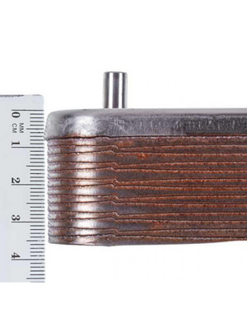 Теплообмінник пластинчастий ГВП (14 пластин) для газового котла 17B1901400