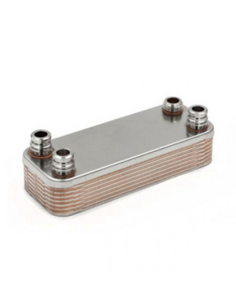 Теплообмінник пластинчастий ГВП (14 пластин) для газового котла Vaillant 17B1901415