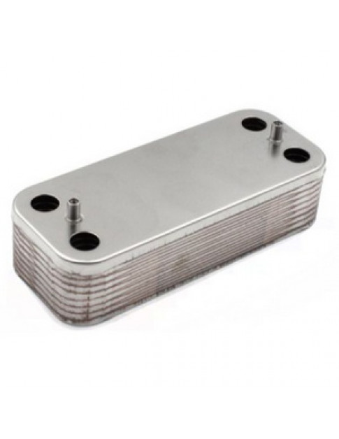 Теплообмінник пластинчастий ГВП (16 пластин) для газового котла 17B1901600