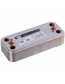 Теплообмінник пластинчастий ГВП Zilmet (16 пластин) для газового котла Ariston 17B1901644