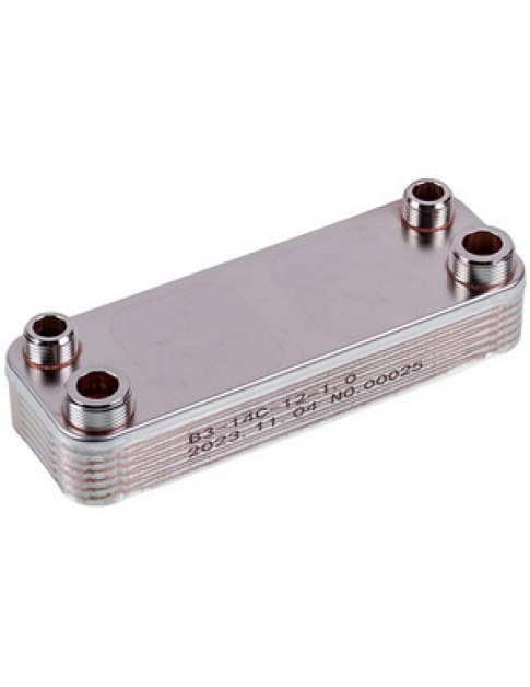 Теплообмінник пластинчастий ГВП (12 пластин) для газового котла Termet Mini Max Plus GCO-DP-13-10 17B2071202