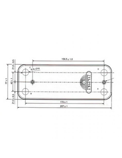 Теплообмінник пластинчастий ГВП Zilmet (14 пластин) для газового котла Baxi ECO-3, Eco 4S, Luna, Westen Energy 17B2071400 Теплообмінник пластинчастий ГВП Zilmet (14 пластин) для газового котла Baxi ECO-3, Eco 4S, Luna, Westen Energy 17B2071400