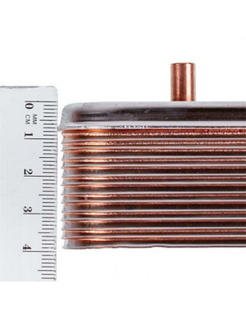 Теплообмінник пластинчастий ГВП Zilmet (14 пластин) для газового котла Baxi ECO-3, Eco 4S, Luna, Westen Energy 17B2071400 Теплообмінник пластинчастий ГВП Zilmet (14 пластин) для газового котла Baxi ECO-3, Eco 4S, Luna, Westen Energy 17B2071400