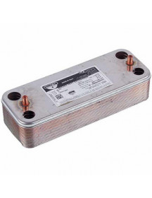 Теплообмінник пластинчастий ГВП Zilmet (16 пластин) для газового котла Ariston, Ferroli, Demrad, Protherm 17B2071606