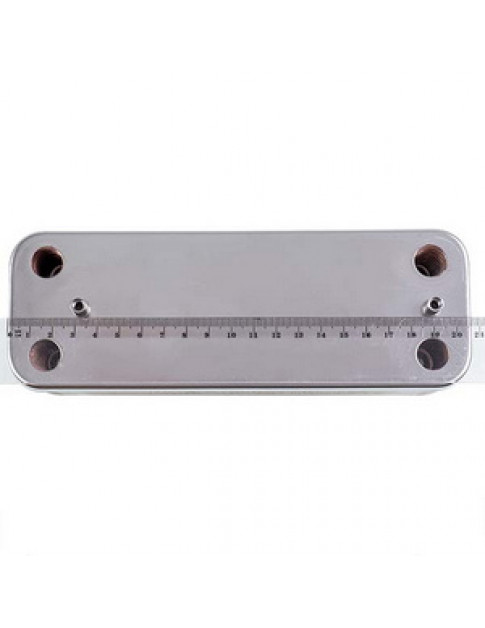 Теплообмінник пластинчастий ГВП (20 пластин) для газового котла Baxi ECO-3/4S, Luna 3 Comfort, Westen Pulsar 17B2072000 Теплообмінник пластинчастий ГВП (20 пластин) для газового котла Baxi ECO-3/4S, Luna 3 Comfort, Westen Pulsar 17B2072000