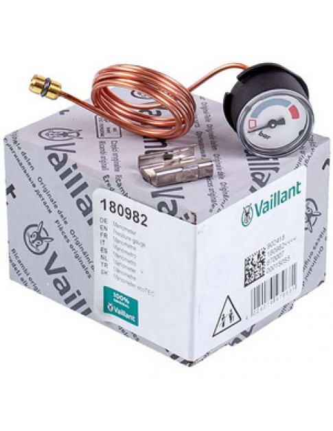 Манометр для газового котла Vaillant Atmo/Turbo TEC Pro/Plus 180982