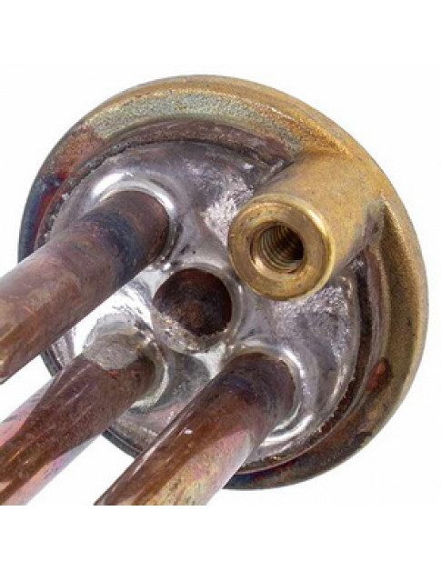 Тен для бойлера 184281 RECO 2000W (мідний, на коротких ніжках), фланець 48mm (під анод M6)