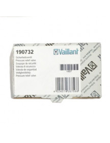 Запобіжний клапан 3 бар для газового котла Vaillant Atmo/Turbo MAX Pro/Plus 190732