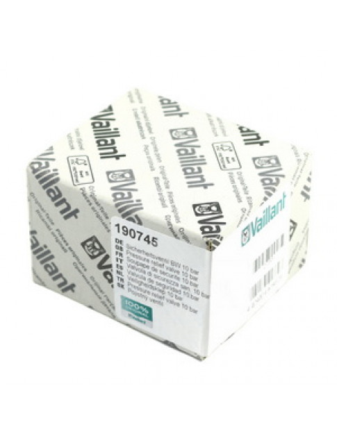 Запобіжний клапан 10 бар для бойлера газового котла Vaillant AquaBLOCK/PLUS/TEC VUI 190745