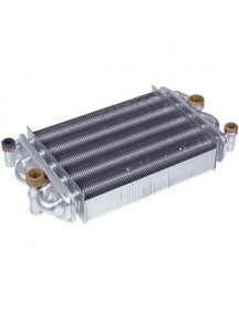 Теплообмінник бітермічний (72 ламелі) для газового котла Teplowest Optima АГД - 24 2.55.35.076.04