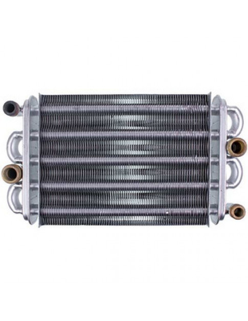 Теплообмінник бітермічний (72 ламелі) для газового котла Teplowest Optima АГД - 24 2.55.35.076.04 Теплообмінник бітермічний (72 ламелі) для газового котла Teplowest Optima АГД - 24 2.55.35.076.04