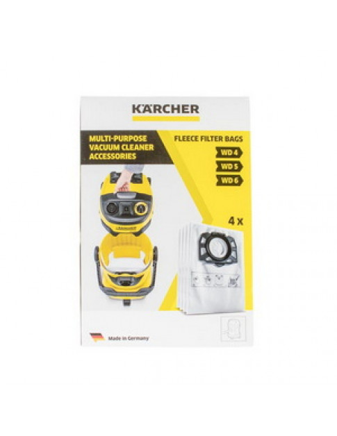 Набір мішків з мікроволокна (4шт) 2.863-006.0 для пилососа Karcher