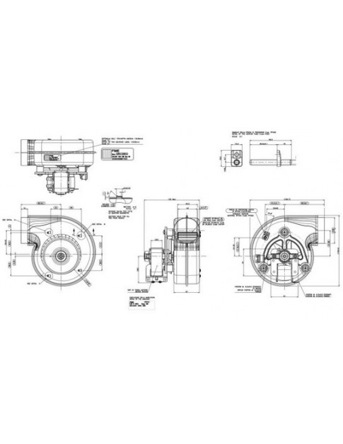 Вентилятор Fime GR03950 35 Вт для газового котла Beretta Ciao/Citi 24 кВт 20005543