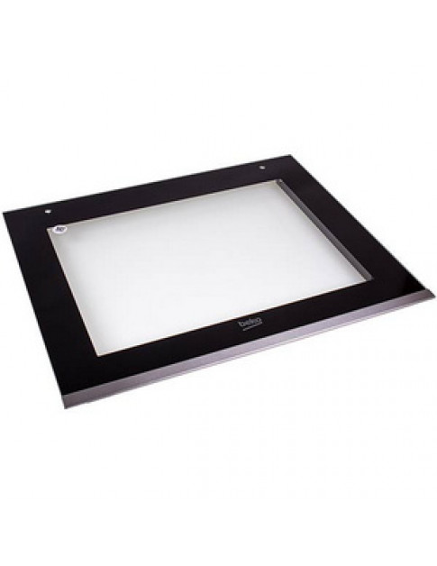 Скло дверей зовнішнє для духовки Beko 210480313 592x478mm Скло дверей зовнішнє для духовки Beko 210480313 592x478mm
