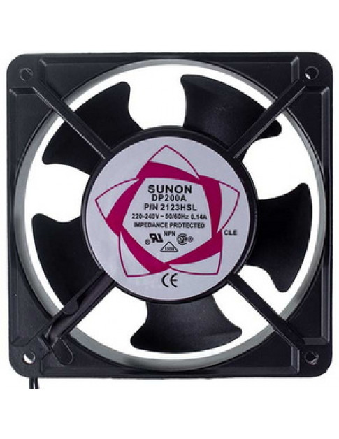Вентилятор квадратний SUNON DP200A 2123HLS 120x120x38mm 220-240V 0,14A