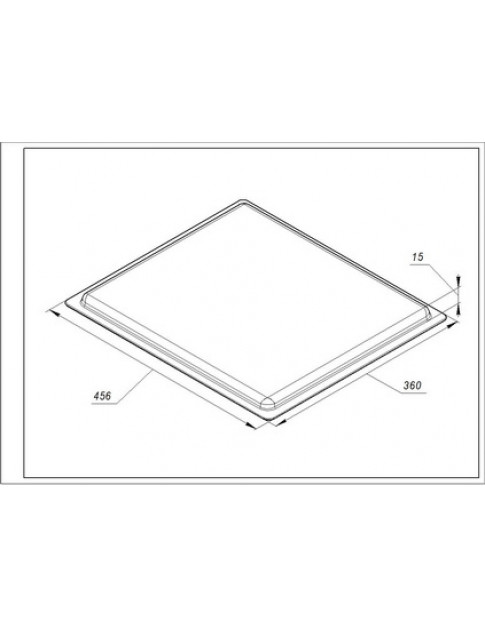 Емальоване деко AC018 для духовки Gorenje 242132