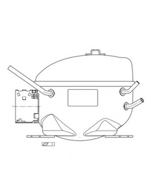 Компресор для холодильника Electrolux 2425751381 HKK70AA3