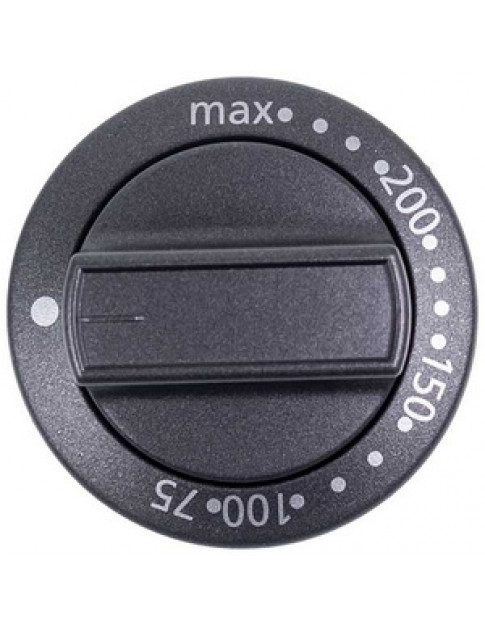 Ручка регулювання температури духовки для плити Beko 250315647 чорний