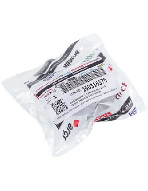 Ручка регулювання температури духовки для плити Beko 250316375 чорний